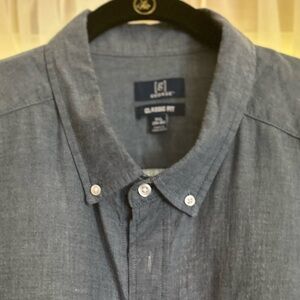 Classic Blue Men's Shirt by J. Crew
